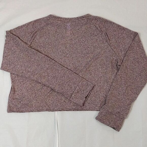 Tag Purple Inspire Long Sleeve Athletic Top with Thumb Holes Large NWOT - Picture 12 of 15